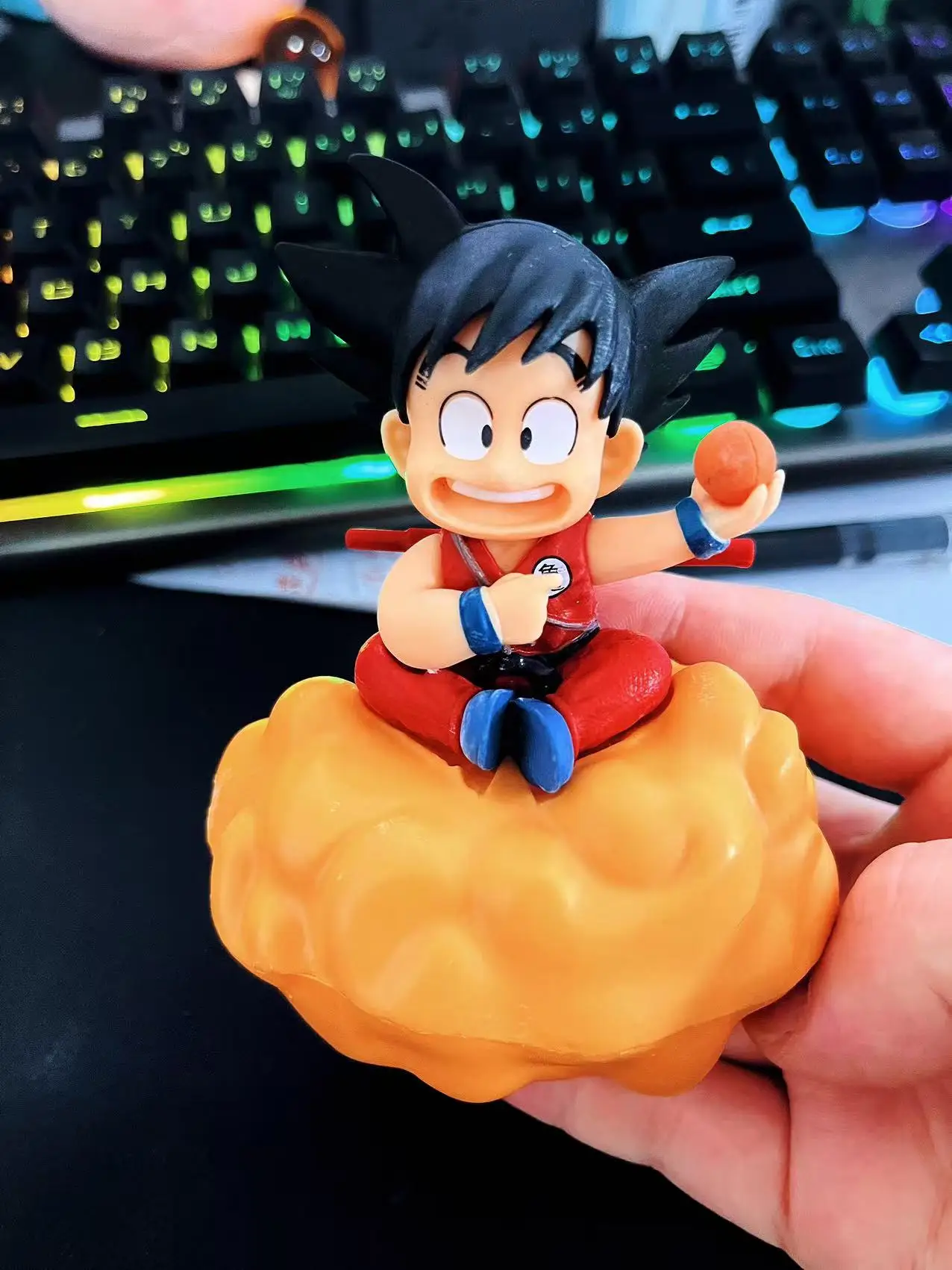 Dragon Ball Anime Figure Sun Goku Action Figure Young Flight Same Style Tendon Douyun PVC Statue Collection Model Kid Doll