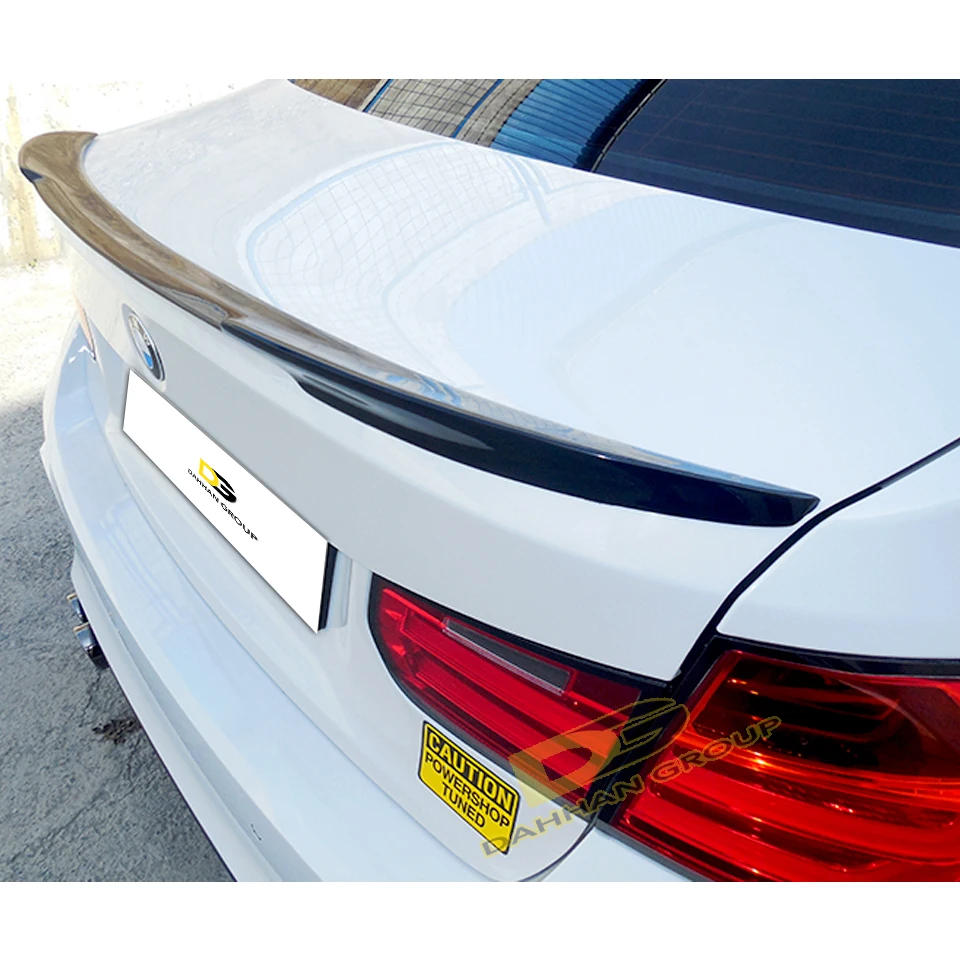 B.m.w 3-serie F30 2012 - 2018 M3 Stijl Achterkofferbak Spoiler Vleugel Lip Geverfd Of Ruw Oppervlak Abs Plastic M3 Kit