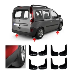 For Renault Kangoo Mudguards 4 Pcs.  2017 And Up. Flexible Plastic Mudflaps Fender A+ Quality Automotive Accessory Tuning Car