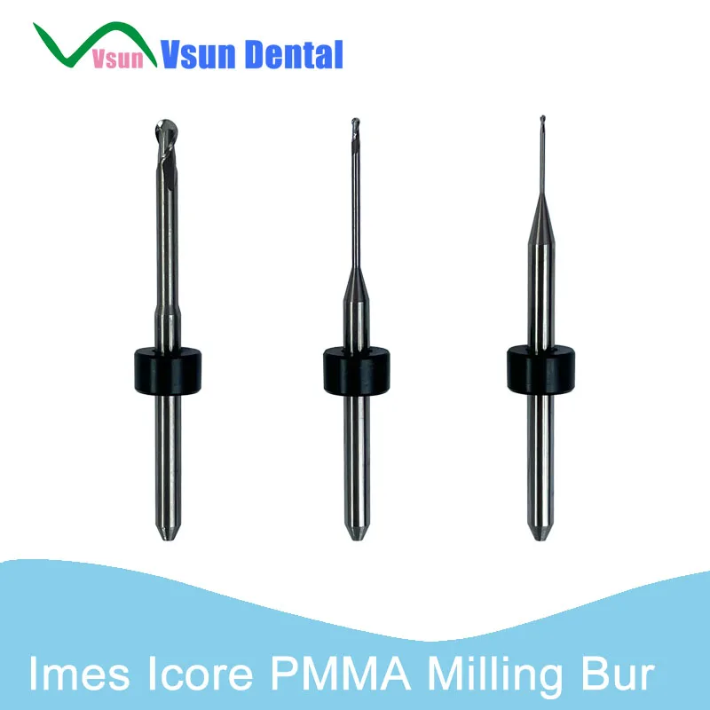 Imes Icore Dental Laboratory Milling Burs Cutters CADCAM Tools for Dental PMMA WAX PEEK Zirconia Lab Materials