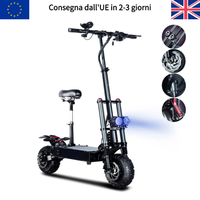 X10 Electric Scooter Off-road Scooter 11 Inch 60V 6000W Dual Motor 38Ah Long Distance Electric Scooter Strong Power