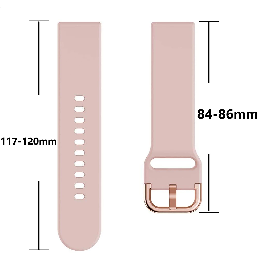 For Garmin Venu/Venu 2 Strap Official Button Silicone Watch Band Sports Strap For Forerunner 245M/645/Vivoactive 3/4 Bracelet