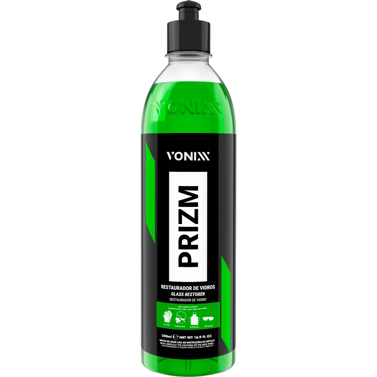 Prizm-removedor de lluvia ácida para vidrio, aplicador de tela Vonixx de 500ml