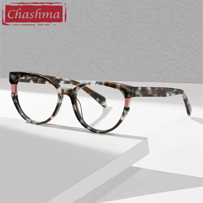 

Chashma Prescription Glasses Teens Fashion Myopia Eyeglasses Frames Acetate Eyewear Women Spectacles for Reading Optical Lenses