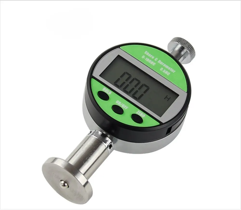 Digital Shore Hardness Tester Meter Type C Durometer Instrument With Range 0 - 100HC Pressure Needle Range 2.5mm