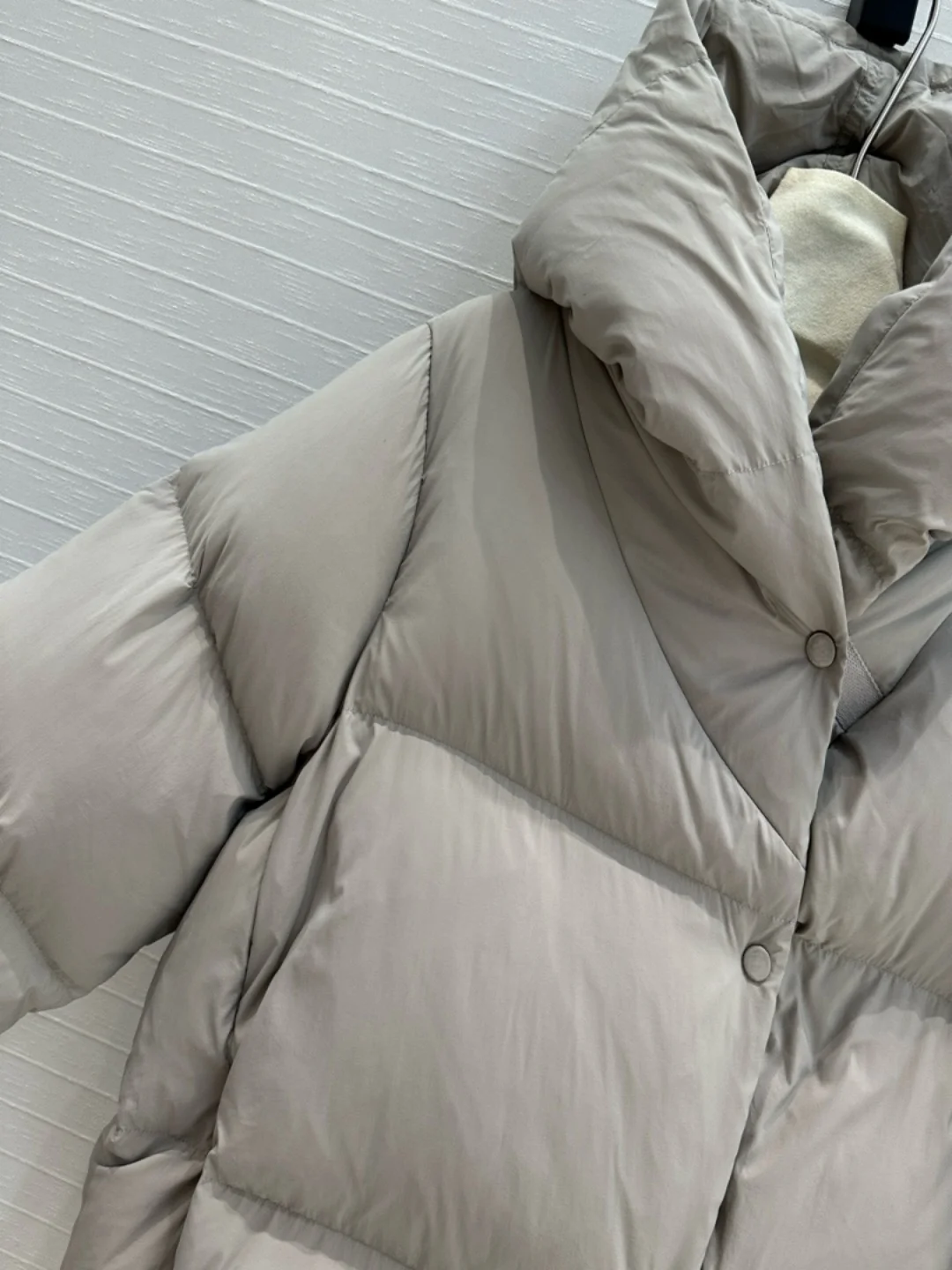 الشتاء فضفاض الصلبة جيب مبطن سترة قطن الإناث سماكة مقنعين أسفل سترة المرأة الدافئة الأبيض بطة أسفل باركر أبلى #3