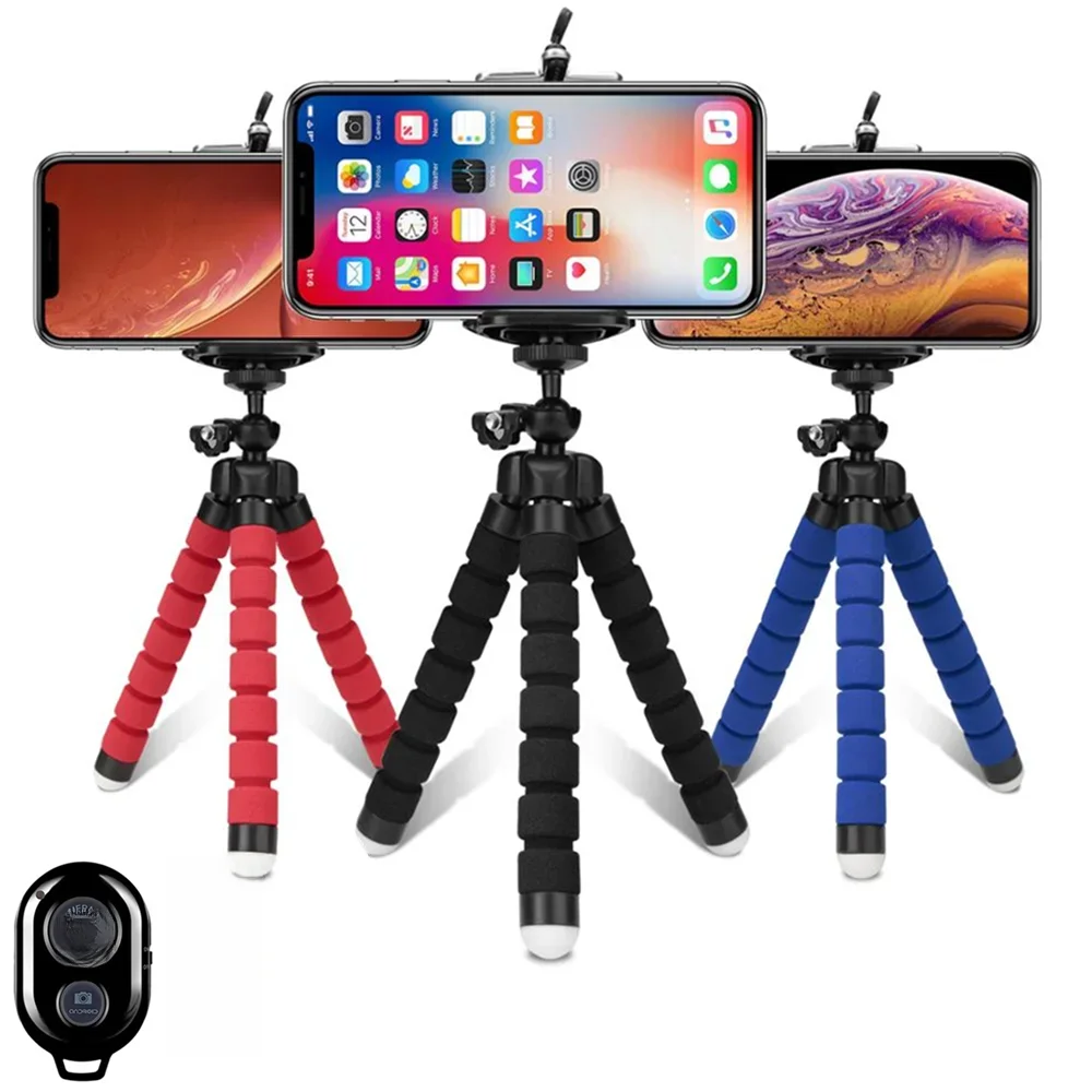 Statyw Statyw do telefonu Uchwyt do aparatu mobilnego Klips do smartfona Monopod Statyw Statyw Octopus Mini Statyw Stojak na telefon — zdjęcie 2