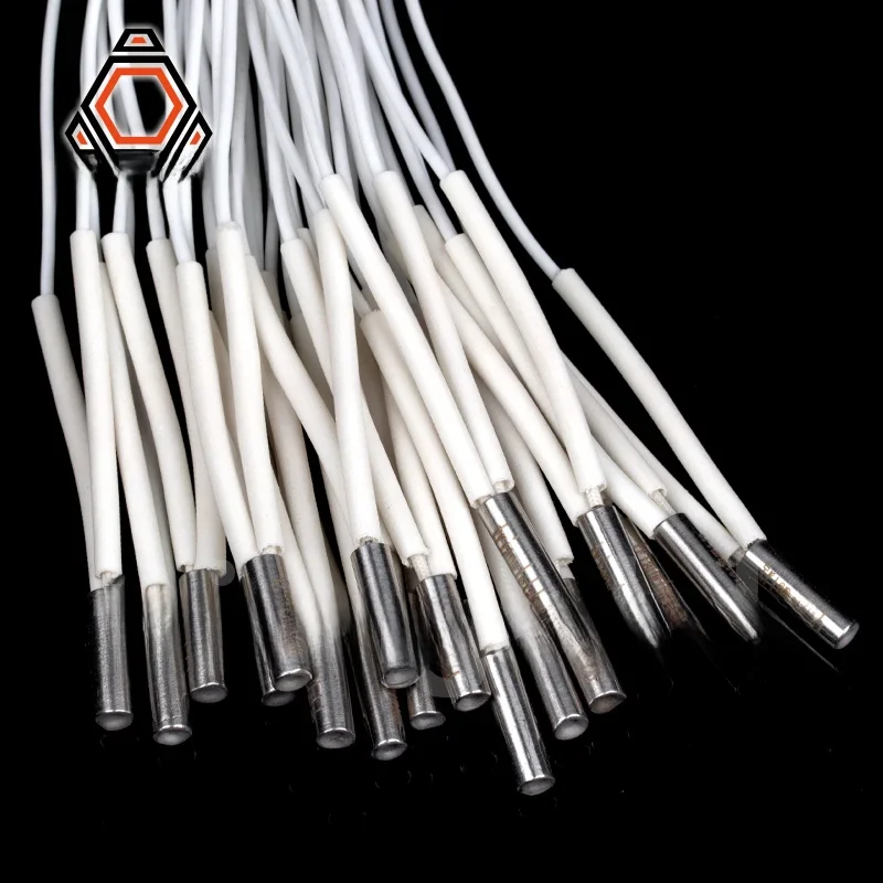 Trianglelab Drukarka 3D 6*20MM 24/12 60W Grzałka z Kablem 100CM do Drukarek 3D z HOTEND-em V6 Volcano MK8 MK9 CR-10 Ender 3 — zdjęcie produktu 6