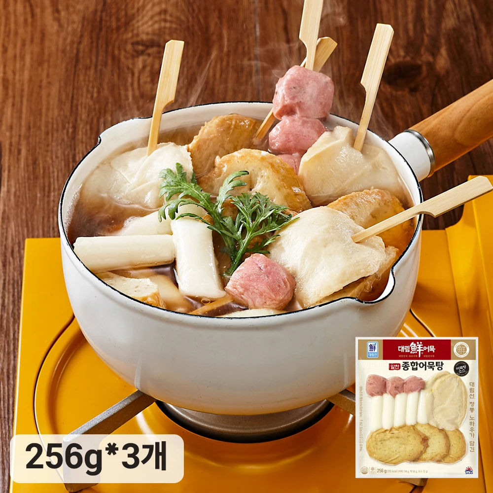 [Sjo Official Shop] Darim Sun Alchan General Eomuktang (with sauce) 256G * 3 pieces