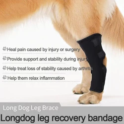 Dog Leg Warmers Pets Joint Auxiliary Strap Long Barrel Dedicated To Postoperative Recovery Adjustible Big Dog Fixation Bracket