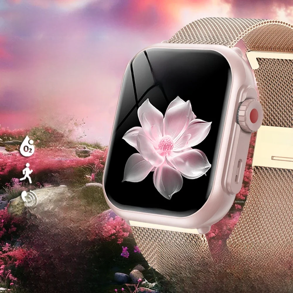 2026 Modny Zegarek Damski Ultra2 SE Smartwatch 1000mAh 1.85" AMOLED Pełny Ekran Dotykowy Połączenia BT Smartwatch Dla Androida IOS Dla Kobiet — zdjęcie produktu 7
