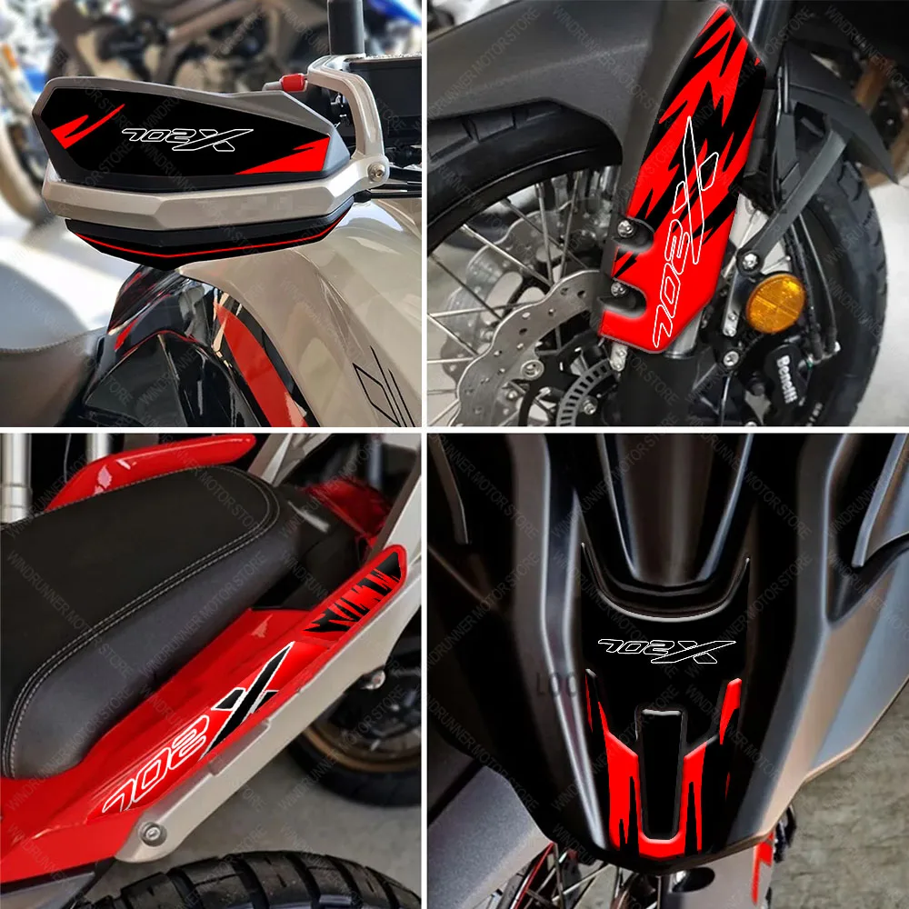 Аксессуары для мотоциклов Benelli TRK 702X TRK702X, водонепроницаемые защитные наклейки на бак, набор 3D резиновых защитных наклеек