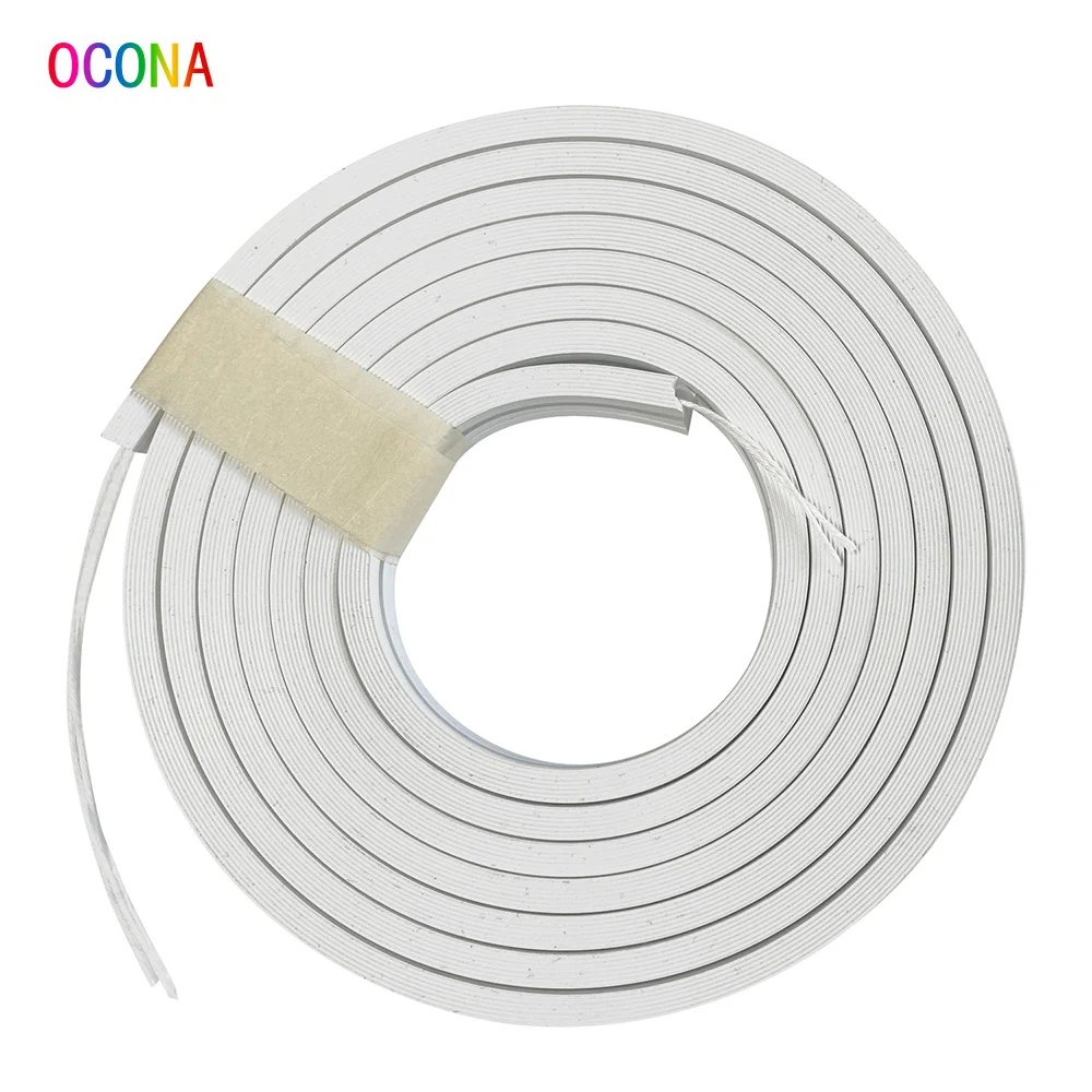 Super Thin DIY Flexible Neon Tube (no LED Strip) Diffuser IP67 Waterproof for SMD COB 3mm 4mm 5mm LED Strip Side View 4*10mm