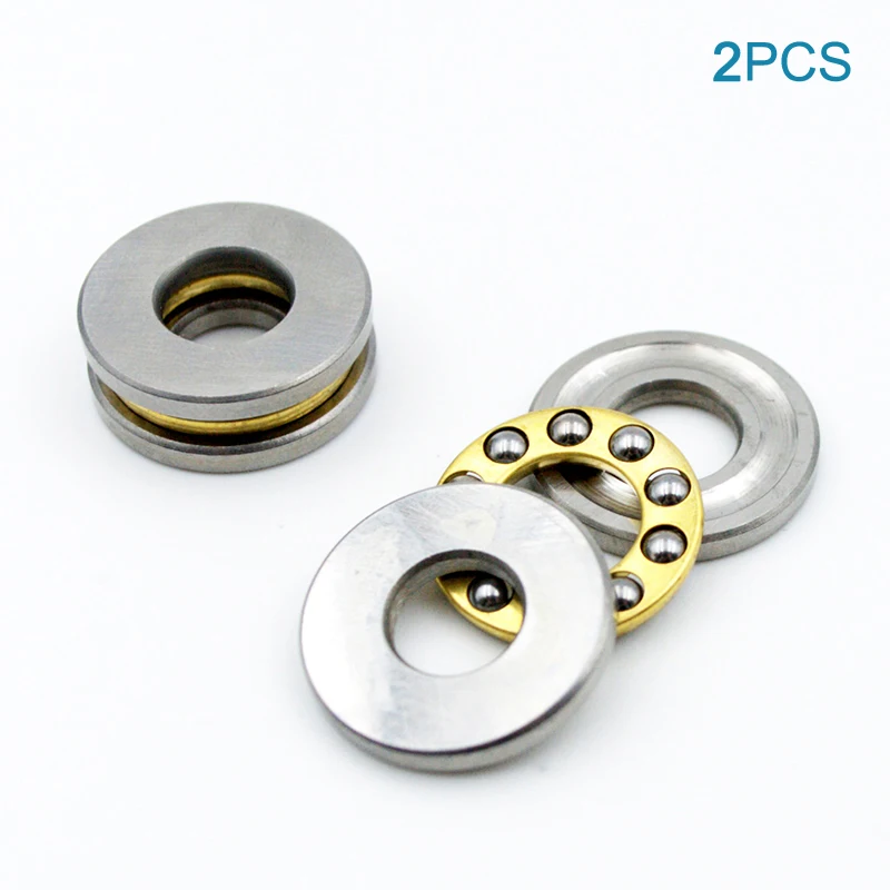 2pcs Mini Thrust Ball Bearing 3D Printer F3-8M F5-10M F6-12M F8-22m F8 14M 16M F10-18M F12-21M Miniature Axial Ball Bearings