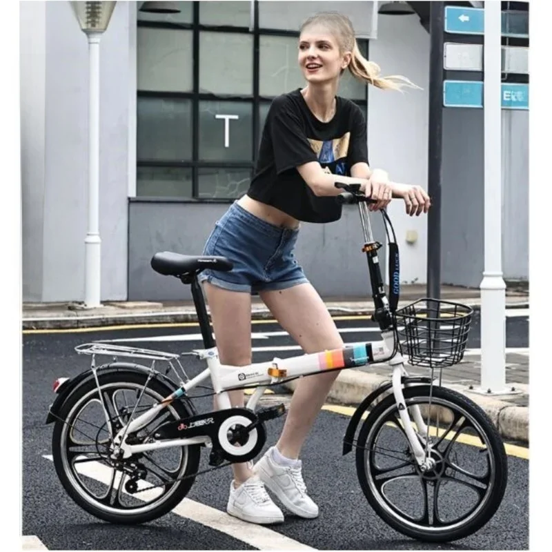 AliExpress smvp Cooya NEW-foldable bike for women, ultra-light, 20 inch, 16 small, free installation, mini variable speed, adult