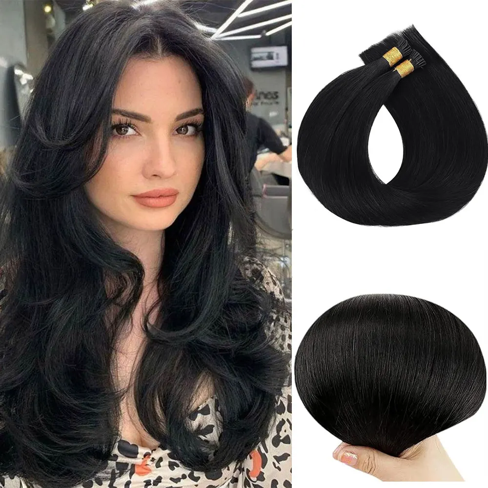 22 بوصة مستقيم I تلميح وصلات شعر الإنسان الطبيعي براون وصلات شعر أشقر الكيراتين كبسولة الشعر البشري الأصلي 50 قطعة