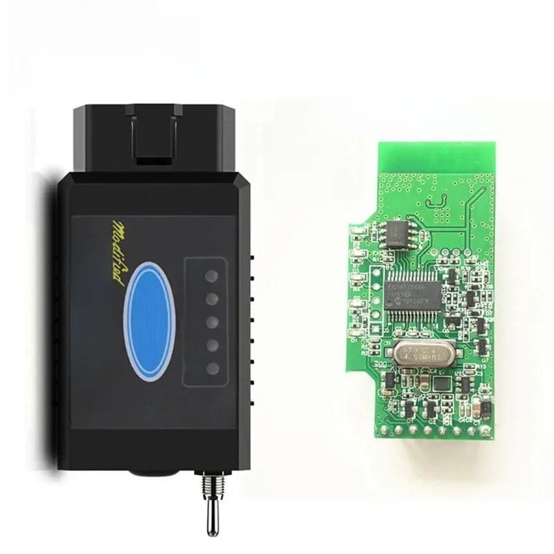 HS-CAN/MS-CAN ELM327 V1.5 przełącznik PIC18F25K80 obsługa chipa BT/WIFI ELM 327 dla Ford FORScan skaner diagnostyczny samochodu OBD2 — 2