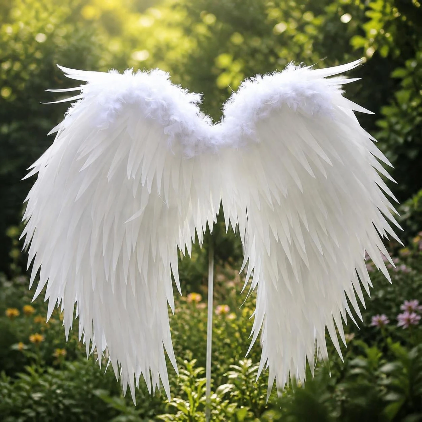 Costume Wings with Harness Oversized Feathered Costume Wings Accessory Layered for Cosplayers, Cosplay, Photo Shoots