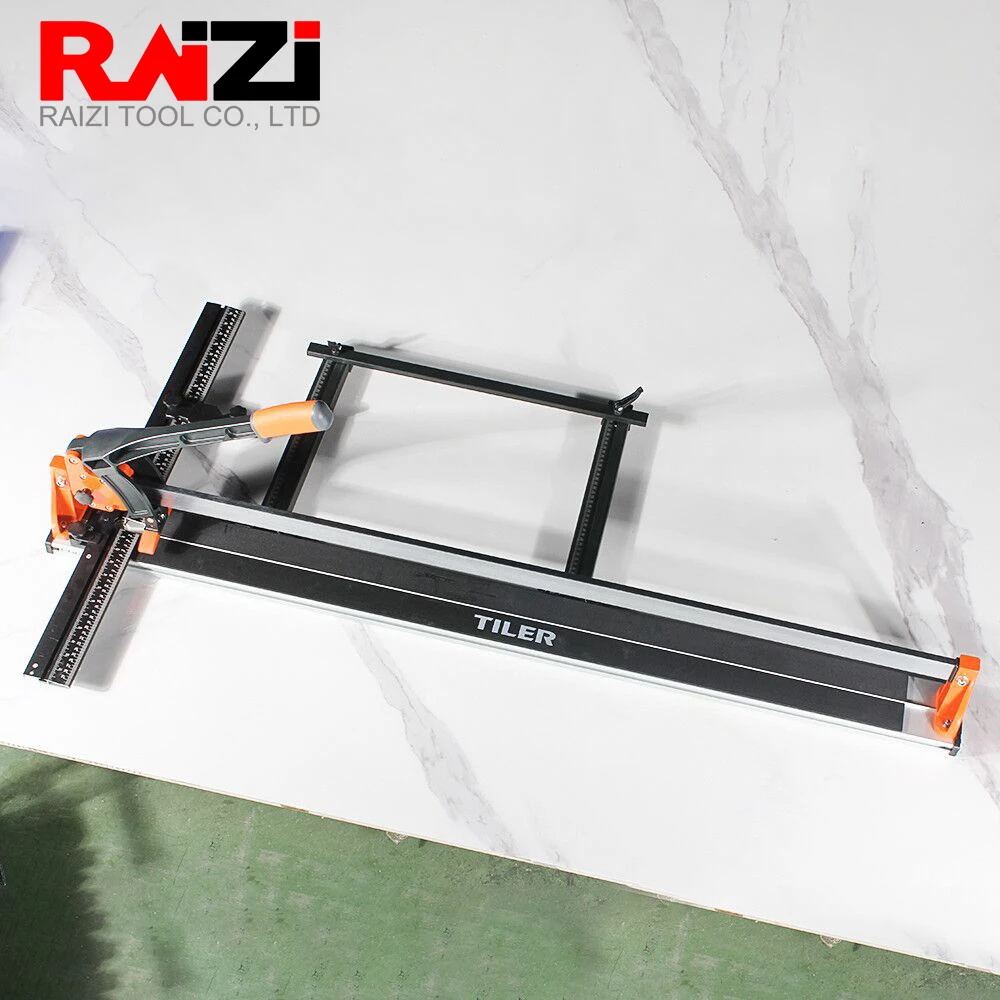 Raizi 1200mm Professional Manual Tile Cutter With Ball Bearing For Parallel Angled Cuts Large Format Porcelain Tile Cutting