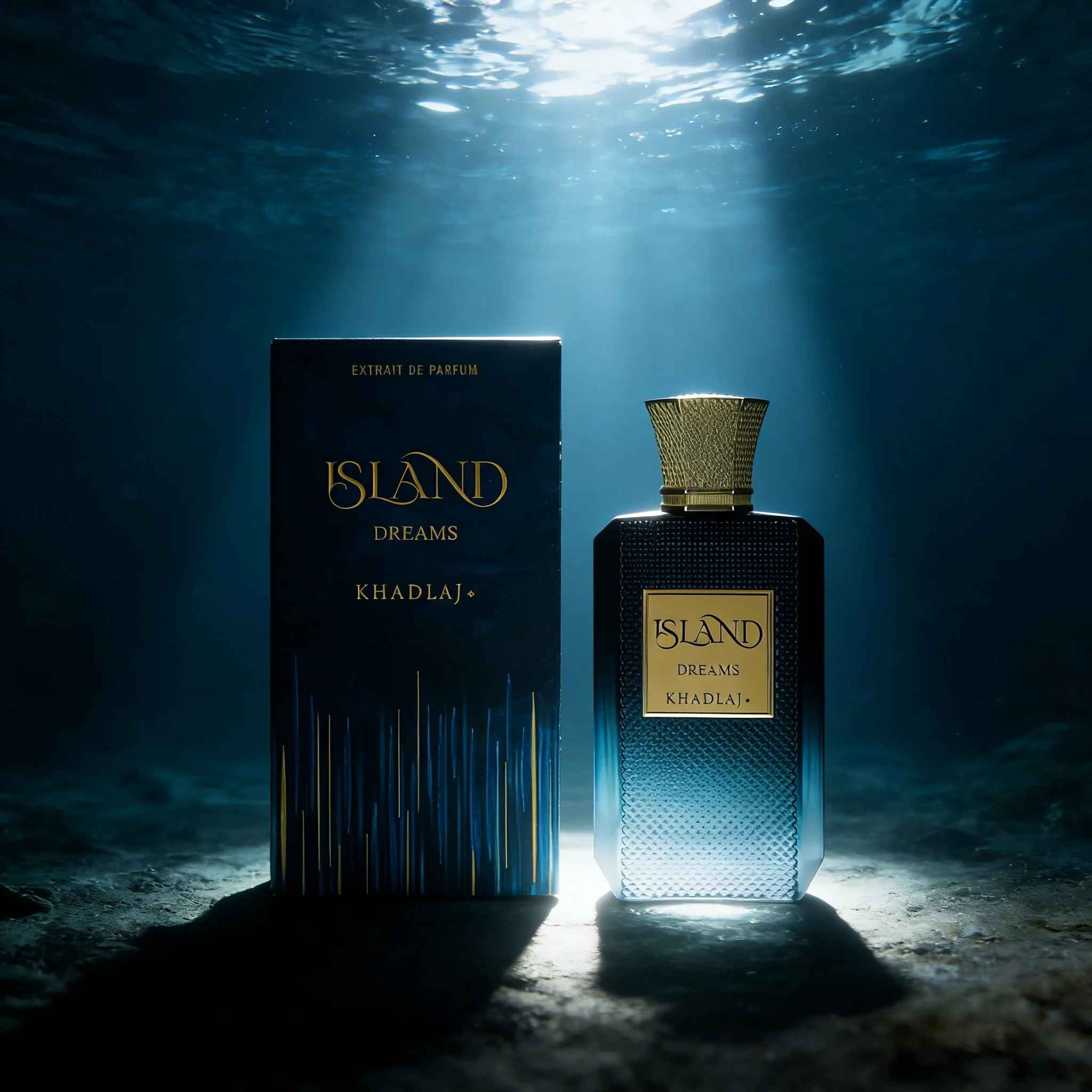 

Khadlaj Island Dreams Unisex Extrait de Parfum – 3.4 oz Long-Lasting Fragrance with Fruity, Floral, Woody & Musky Notes