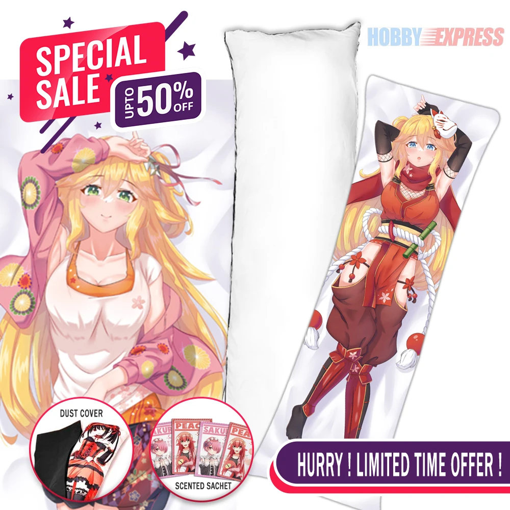 Hobby Express Anime Dakimakura Japanese Otaku Waifu Hugging Body Pillow Cover Case Ninon Priness Connect Re Dive 011163