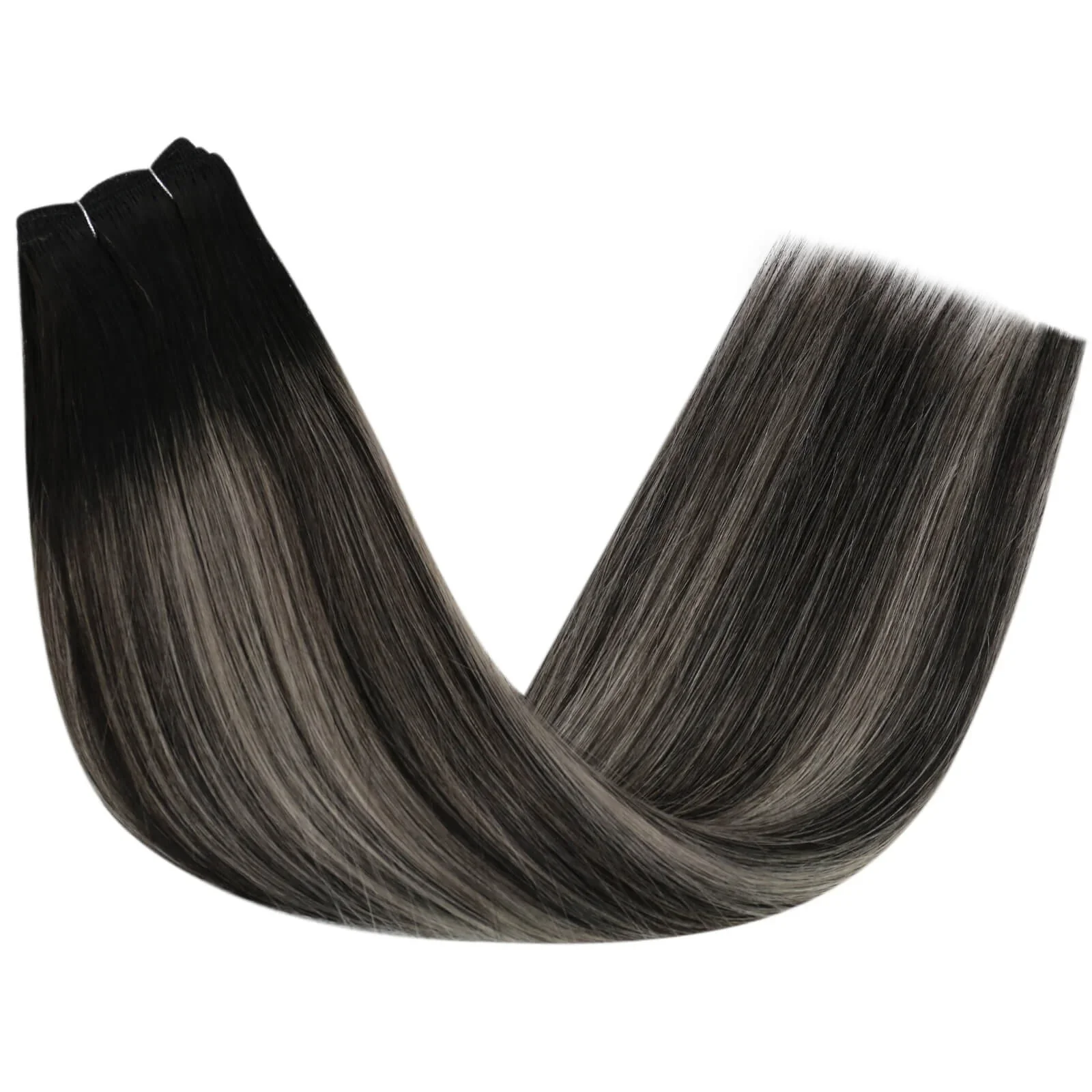 Laavoo virgem trama extensão do cabelo humano 50g & 100g 16-24 polegada 100% real em linha reta cabelo humano brasileiro de alta qualidade pacotes sem costura