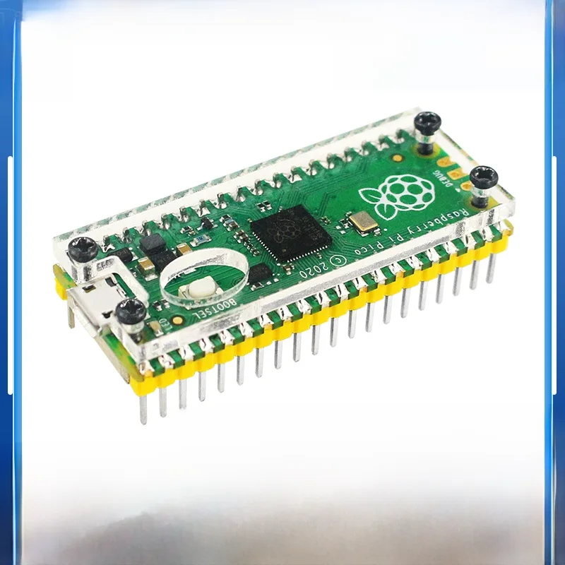 Raspberry Pi Pico boîtier coque acrylique étui Transparent pour carte Pico RP2040 microcontrôleur micro-ordinateurs Pico W/Pico 2/Pico 2W