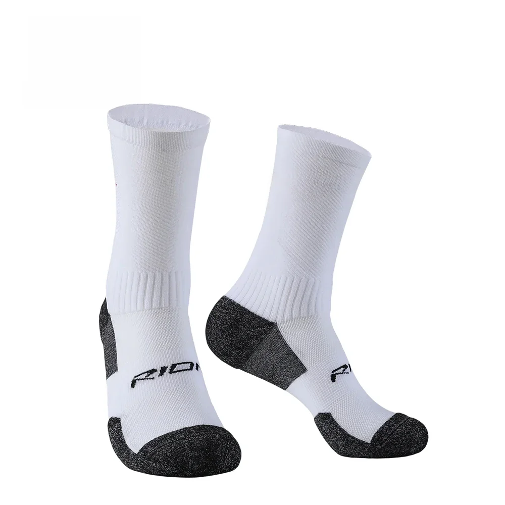 AliExpress RION Men Cycling Socks Basketball Football MTB Mid Calf Foot Wear Sets Mountain Bike Bicycle Gym