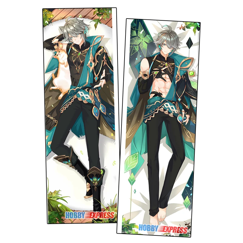 Hobby Express Anime Dakimakura Japanese Otaku Waifu Hugging Body Pillow Cover Case Alhaitham Genshin Impact 23312