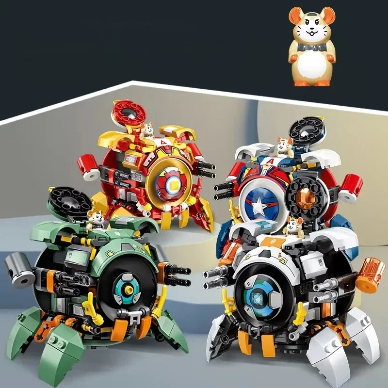 Décoration ornementale surwatch personnage boule de démolition Mini modèle figurine bloc Compatible LegoBall brique jouets cadeaux