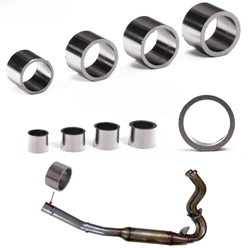 ID universel: 22 29 30 32 35 38 43 45 50 51 55mm, bague d'étanchéité pour silencieux d'échappement de moto, pour Ninja400 MT07 R25, Etc.