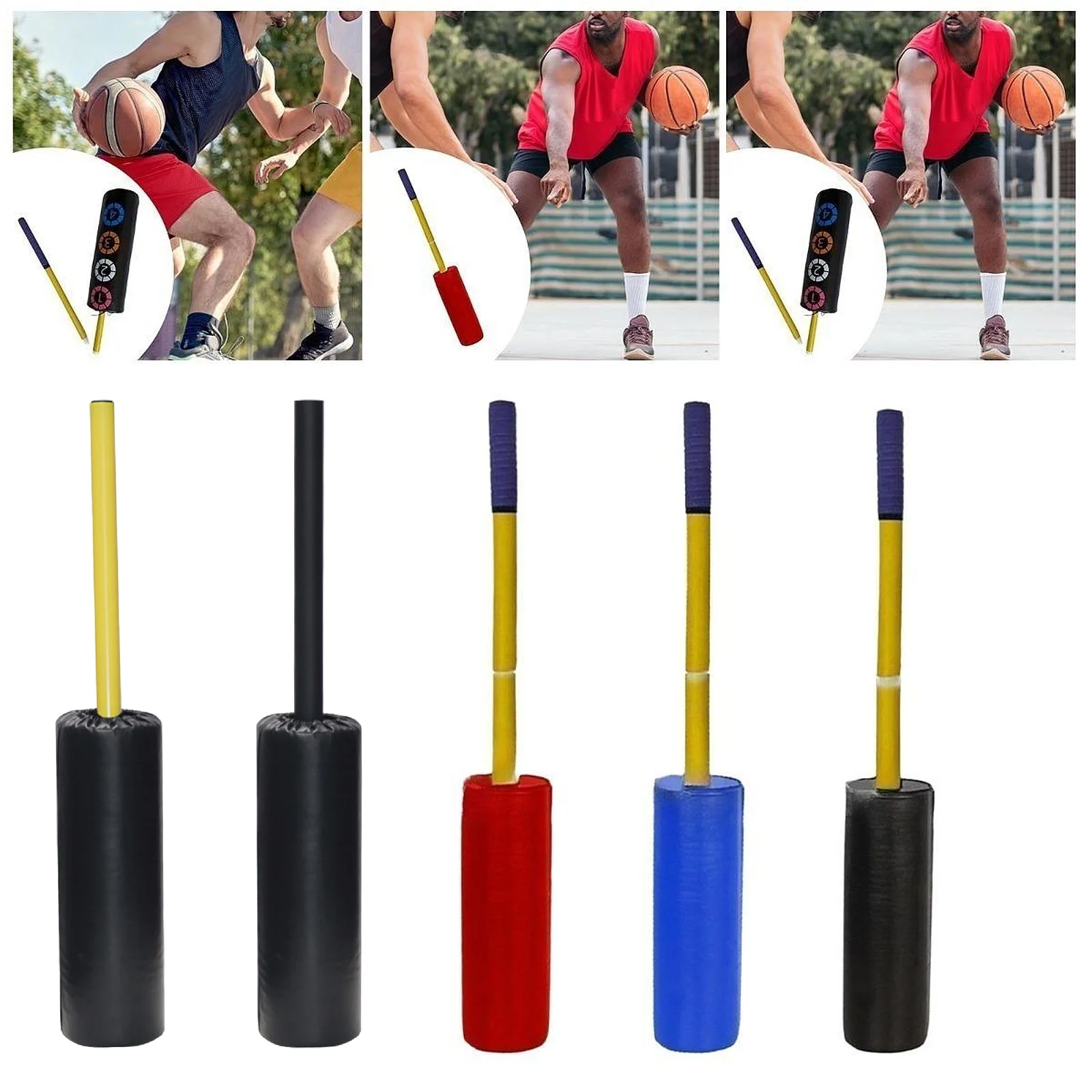 

Мягкий инструмент для блокировки баскетбола, блокирующая накладка для защитника, гибкая планка для помех для баскетбола, ММА, лакросса, футбола, жесткая ручка