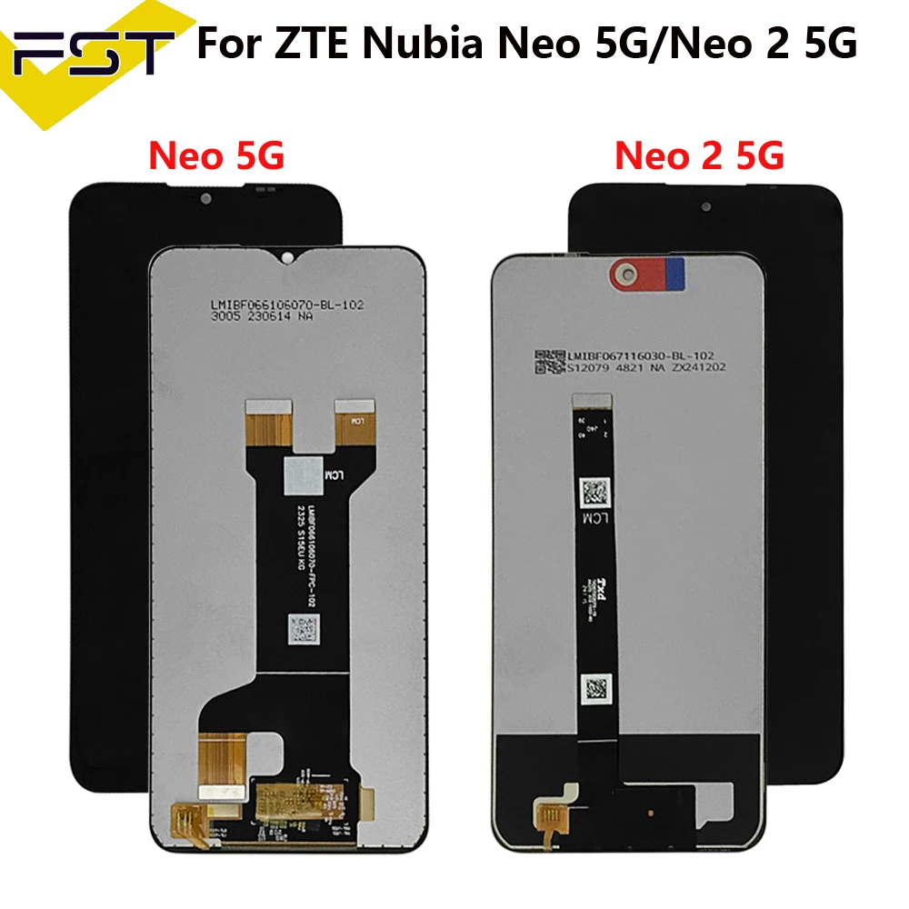 Para ZTE Nubia Neo 5G 8150N pantalla LCD MONTAJE DE digitalizador con pantalla táctil para ZTE Nubia Neo 2 5G Z2352N pantalla LCD con Sensor
