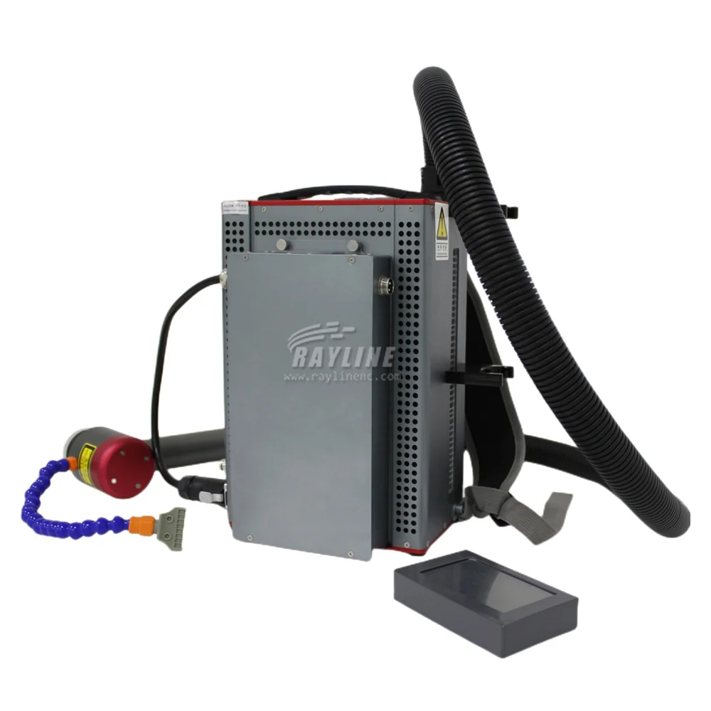 Safe and Efficient Backpack Portable Laser Cleaning Machine 100W Pulse Laser Metal Cleaning Machine Rust Remover For Paint