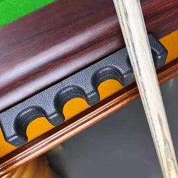 Pool Cue Holder for Table Practical Durable Weighted Cue Rest Snooker Cue Rack for Community Center Billiards Club Game Room