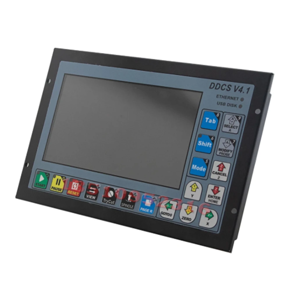 Imagem -04 - Recente Ddcs V4.1 Cnc Sistema de Controle de Movimento 3-axis 4-axis Máquina de Gravura Controlador 500k Apoio de Pulso Servo Eixo o Mais