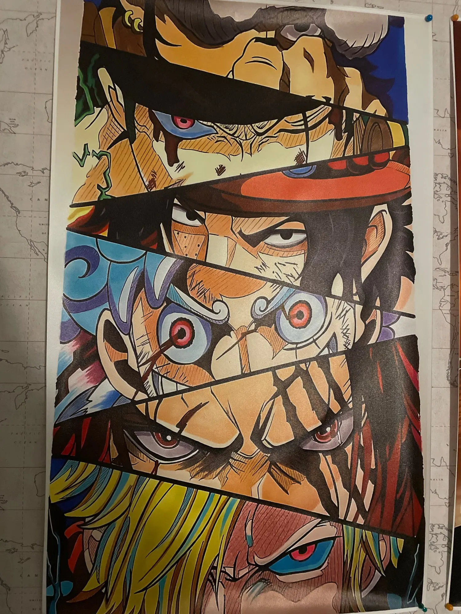 Japanese Anime One Piece Luffy Zoro Poster Colorful Creative Home Wall Art Decoration Print HD Printing Canvas Painting Gift photo review