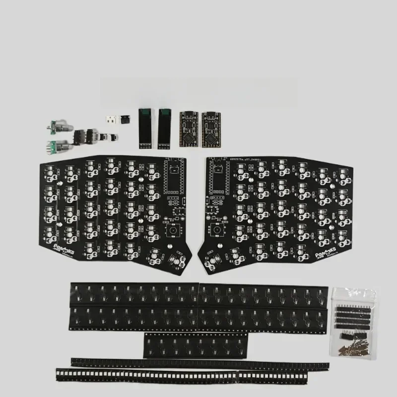 Sofle Choc/MX Split-Tastatur-PCB-Kit, 52-Tasten-Layout, individuelles Zubehör für dünne ESD-kabelgebundene oder kabellose mechanische Tastatur