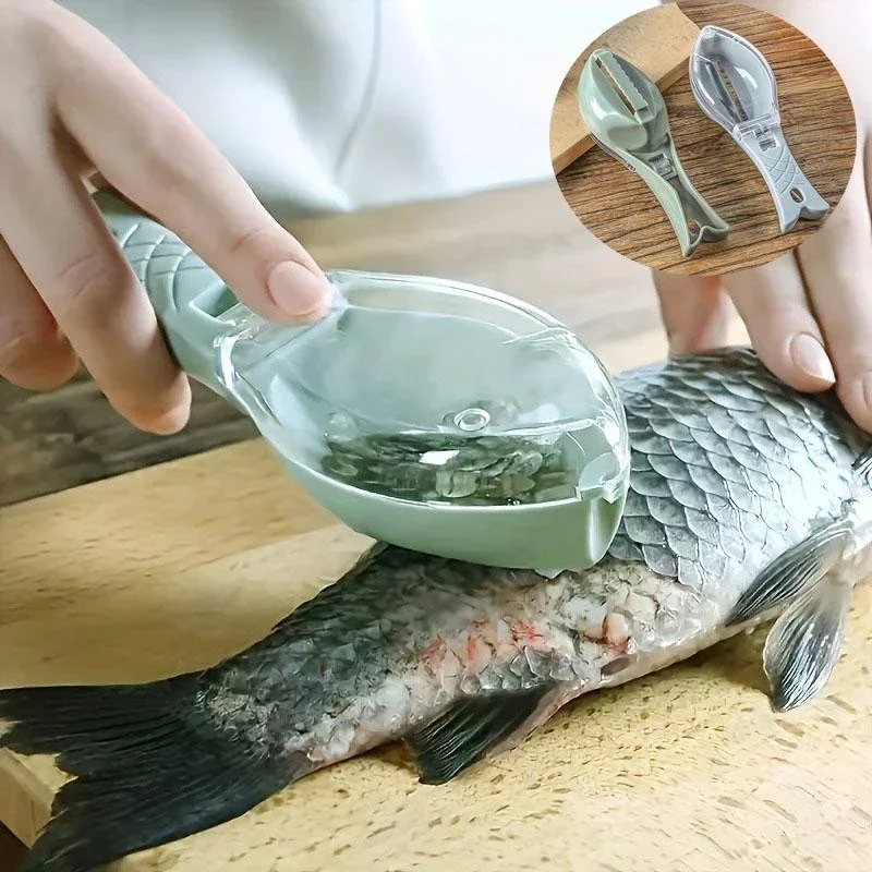 1PC Fisch Skala Schaber Schnelle Entfernen Fisch Haut Pinsel Angeln Skala Pinsel Reiben Reiniger