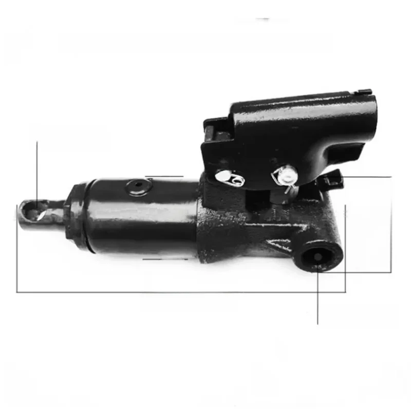 Cylindre Hydraulique Horizontal de 2 Tonnes, Assemblage d'Intervalles, Allongé sur le Dessus, Pompe à Huile, Noyau de Piston, Accessoires de Cric