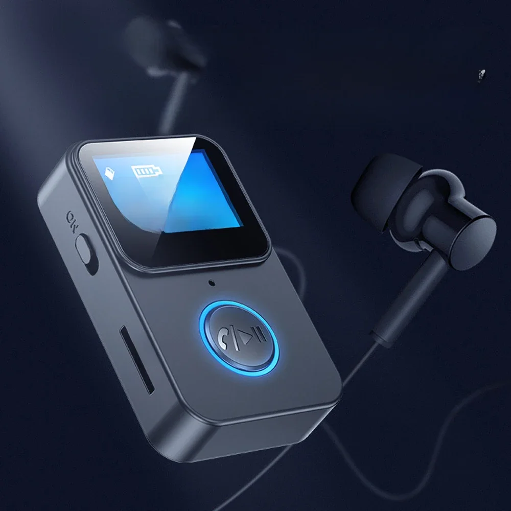 5,0 MP3-Player Audio-Empfänger 5V schwarzer Musik-Player Audio-Zubehör mit LCD-Bildschirm