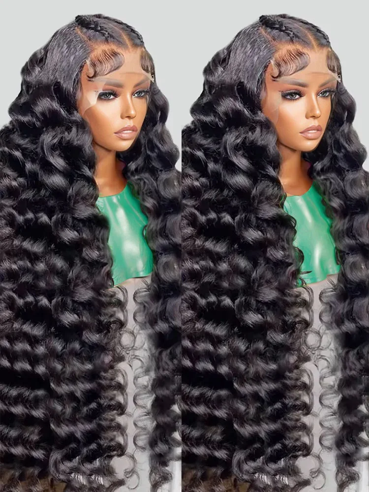 

300 Density 30 40 Inch Loose Deep Wave HD 13x6 Lace Frontal Wigs Human Hair Brazilian Loose Wave 13x4 Lace Front Human Hair Wig