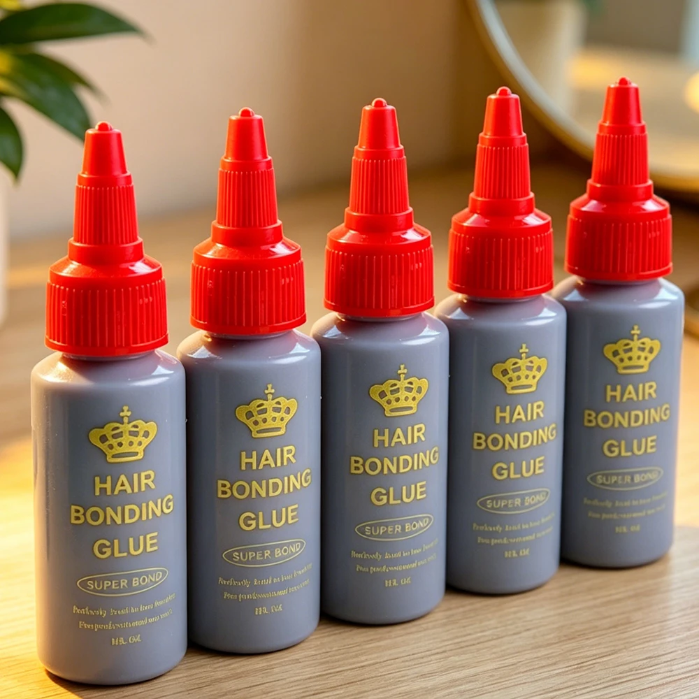 1/2/3/4/5pcs Hair Bonding Glue 30ml Super Strong Hold Adhesive For Salon Professional Hair Wig Bonding Glue