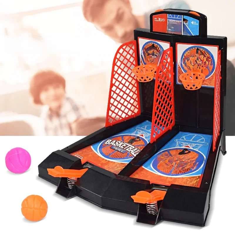 Jouets pour enfants jeu à deux joueurs table pour enfants tir jouets d'éjection jouets pour garçons éjection des doigts basket-ball