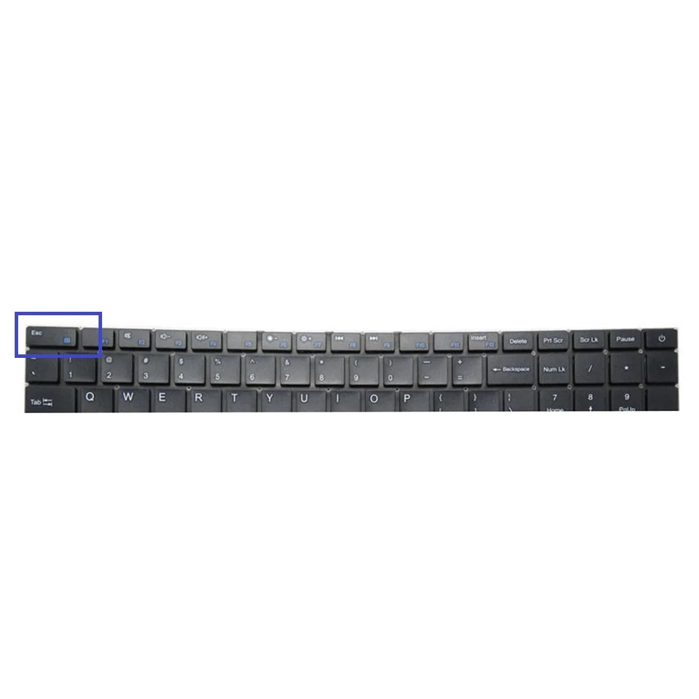 New English US Laptop Frameless Keyboard For FUNHOUSE F20 15.6 Inch N5100 Black Without Backlit