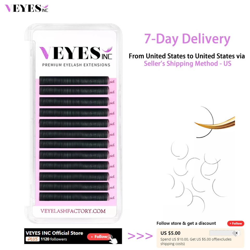 Veyelash Individual Faux Mink Eyelash Extensions