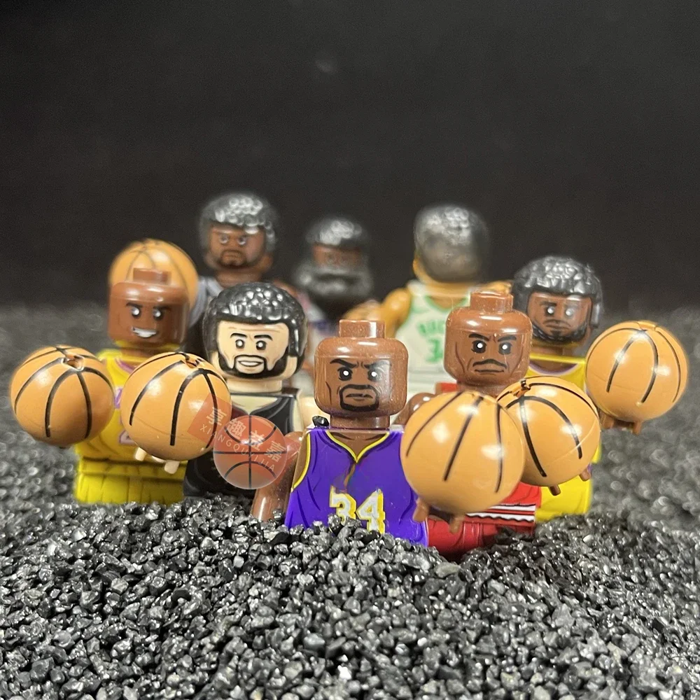 Nouveau MOC basket-ball étoile James Curry bricolage Mini Figure modèle blocs jouets pour garçons loisirs briques de construction amis Brinquedos cadeaux