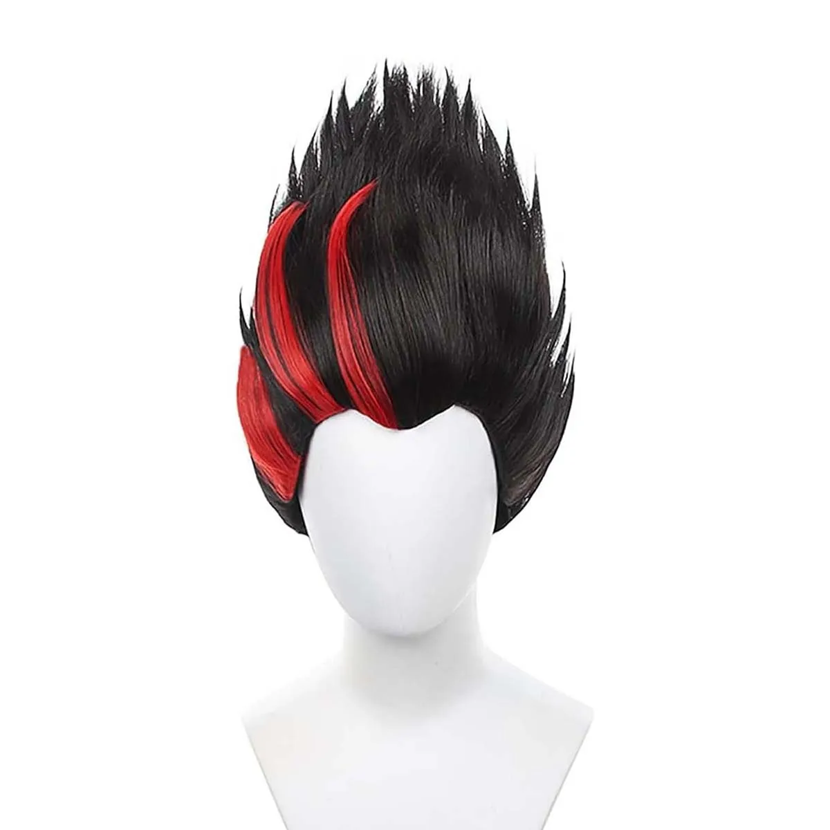 Game Blue Lock Barou Shouei Cosplay Black mixed Red Short Hair Wig for Men
