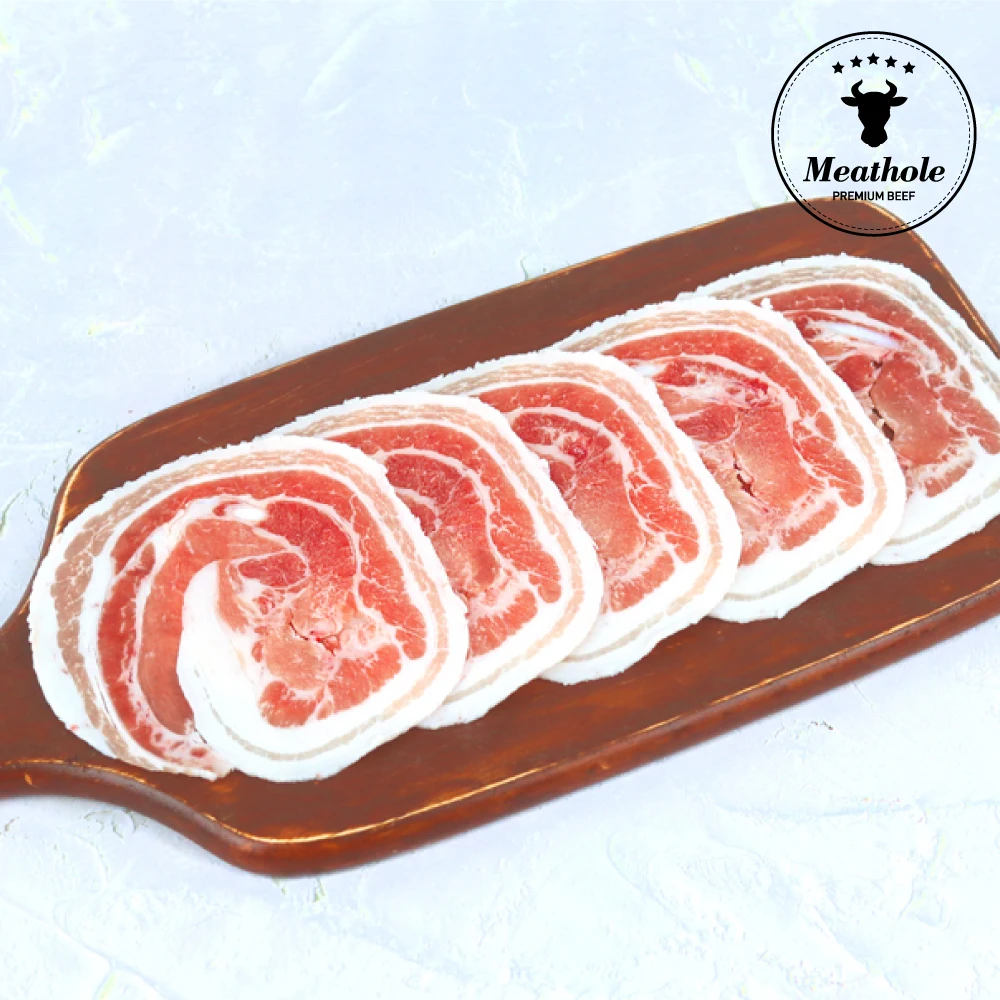 [Meathole] Seocho rib pancia di maiale 500g 1mm pancia di maiale sottile affettata per grill