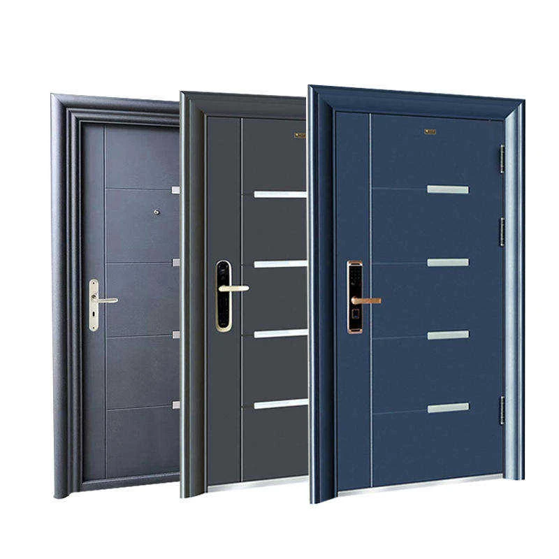 Puerta de Entrada de Seguridad de Acero Inoxidable 304, Insonorizada, para Exteriores, para Villas y Salones, con Material de Vidrio, Gran Venta